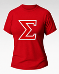 Delta Sigma Theta - Sigma Chapter Printed Tee (Red)