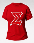 Delta Sigma Theta - Sigma Retro Chapter Printed Tee (Red)