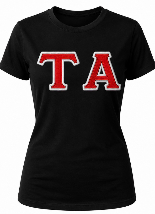 Delta Sigma Theta - Tau Alpha Chapter Printed Tee (Black)