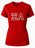 Delta Sigma Theta - Xi Alpha Chapter Printed Tee (Red)