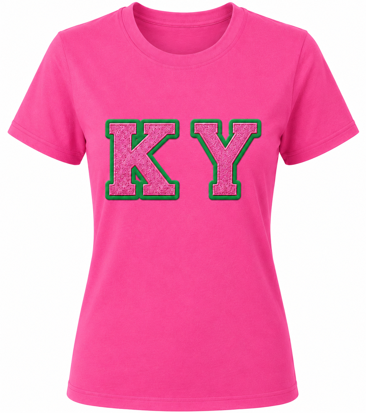 Alpha Kappa Alpha - Kappa Upsilon Chapter Printed Tee (Pink)