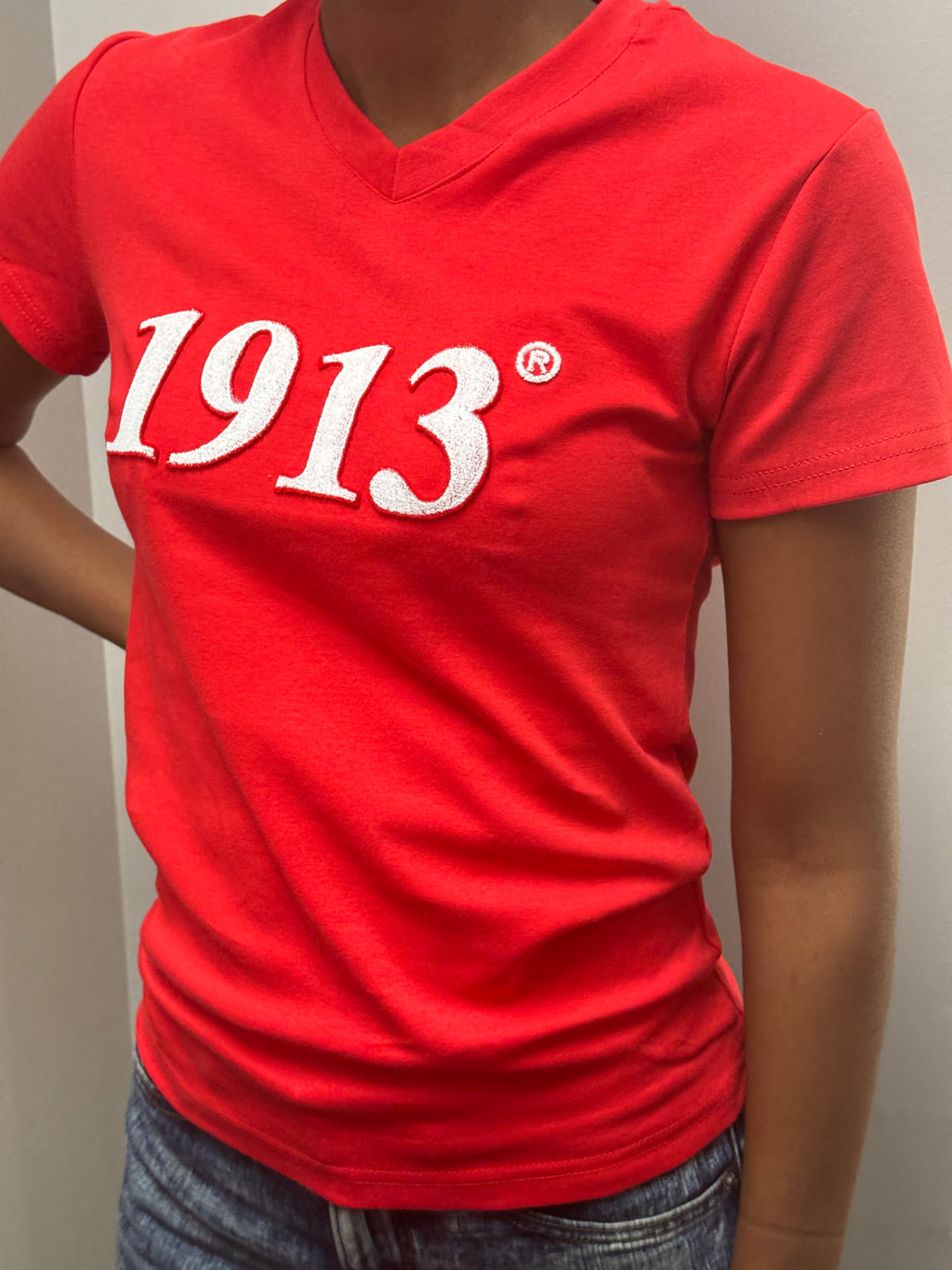 Delta Sigma Theta -1913 Embroidered (Soft Touch/Red) Da Greek Spot Original Collection