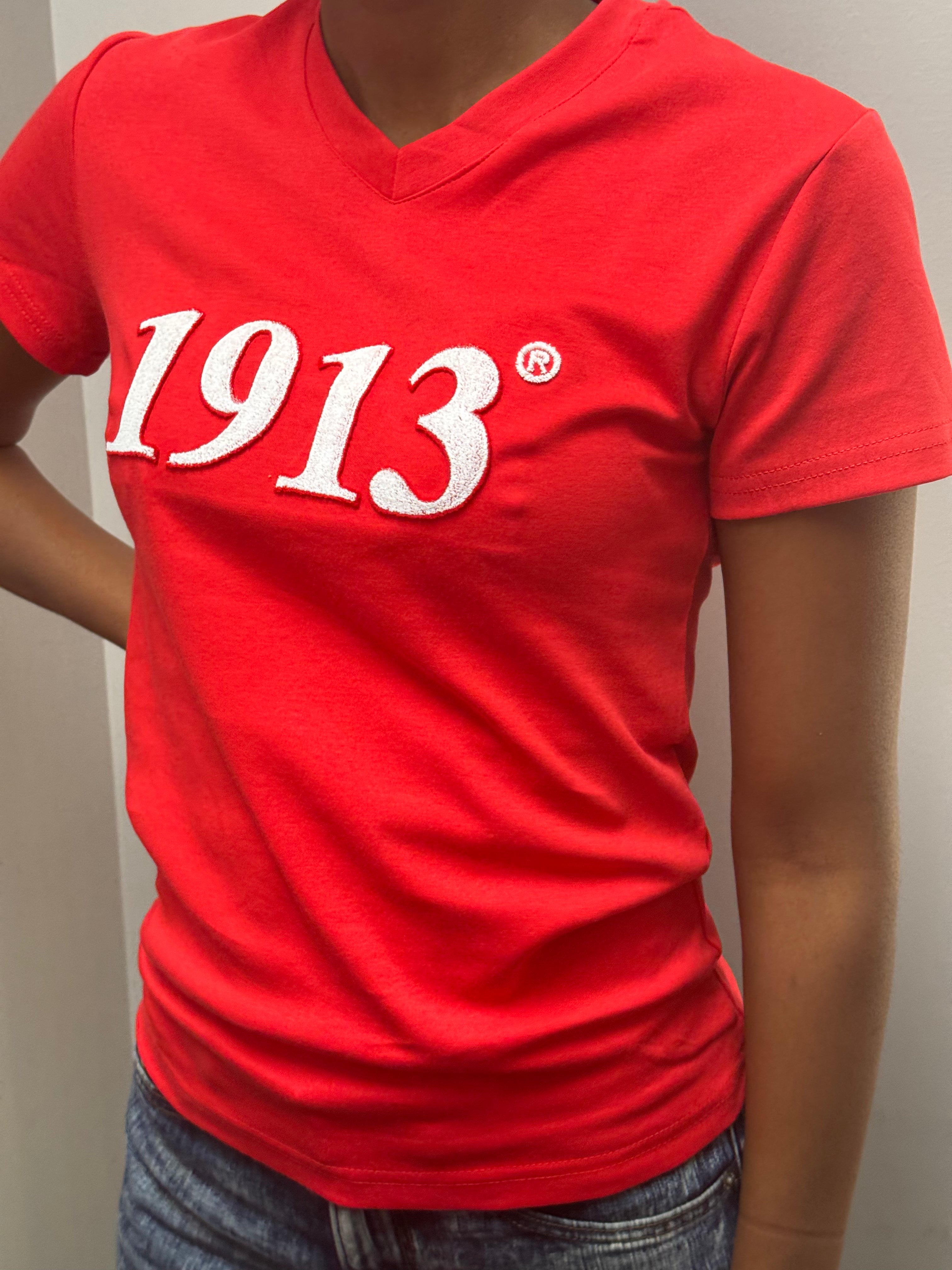 Delta Sigma Theta -1913 Embroidered (Soft Touch/Red) Da Greek Spot Original Collection