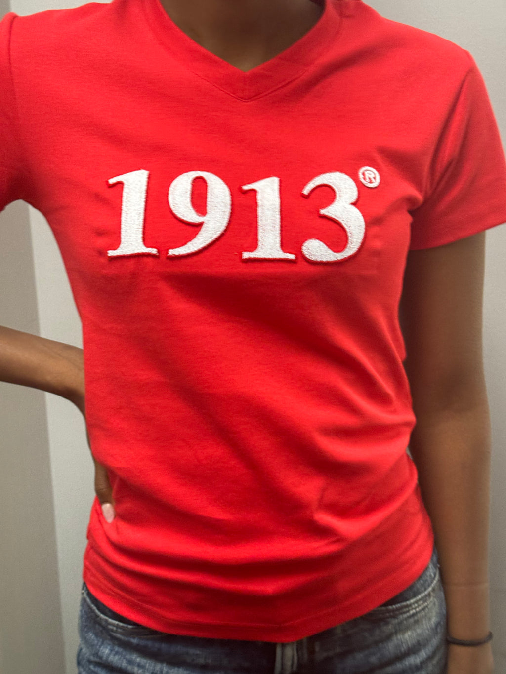 Delta Sigma Theta -1913 Embroidered (Soft Touch/Red) Da Greek Spot Original Collection