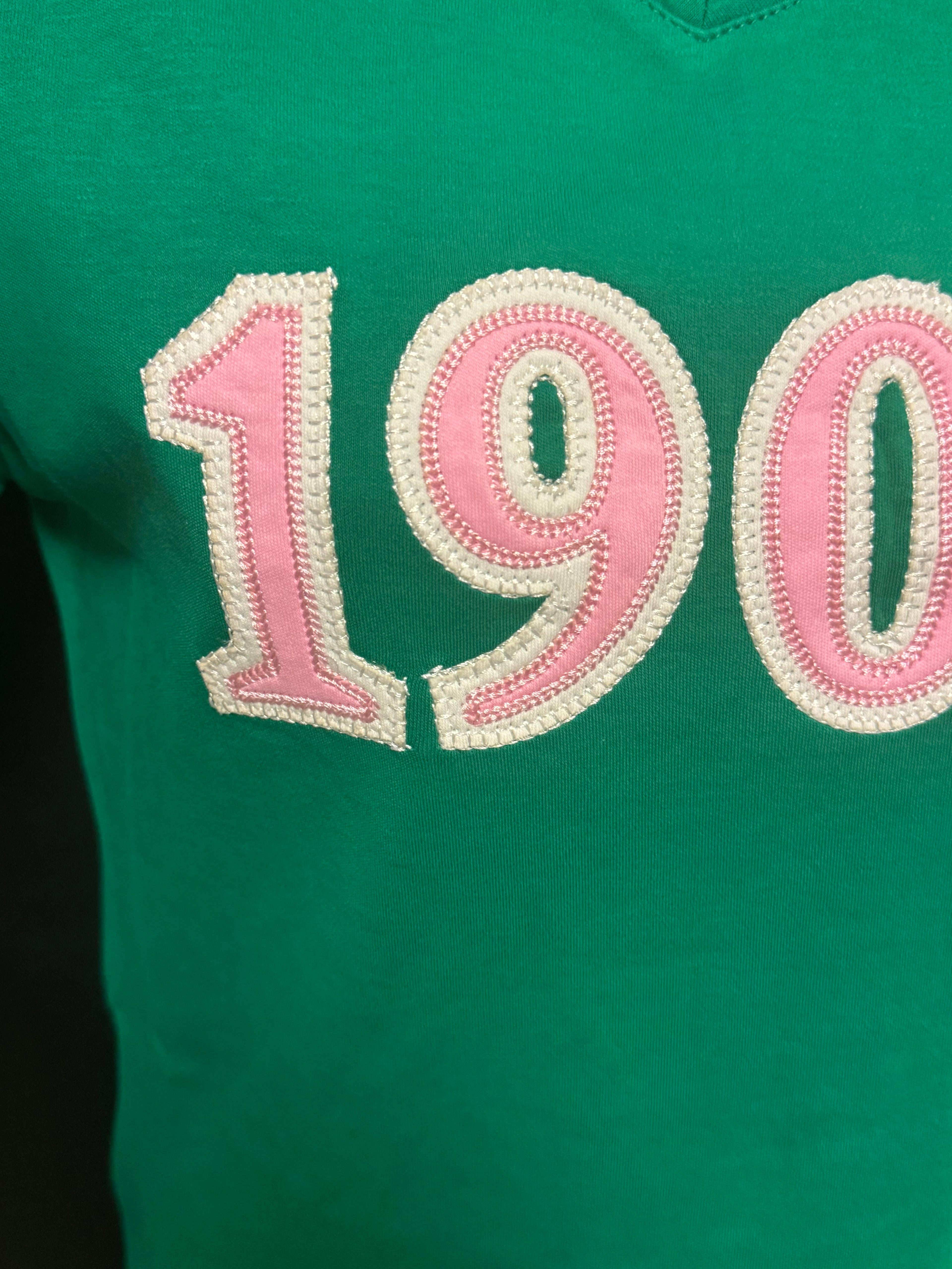Alpha Kappa Alpha -1908 Embroidered (Soft Touch/Green) Da Greek Spot Original Collection
