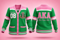 Alpha Kappa Alpha- Chenille Cardigan (Green) (2nd Edition)