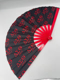 Delta Sigma Theta - Clack Hand Fan (Black)