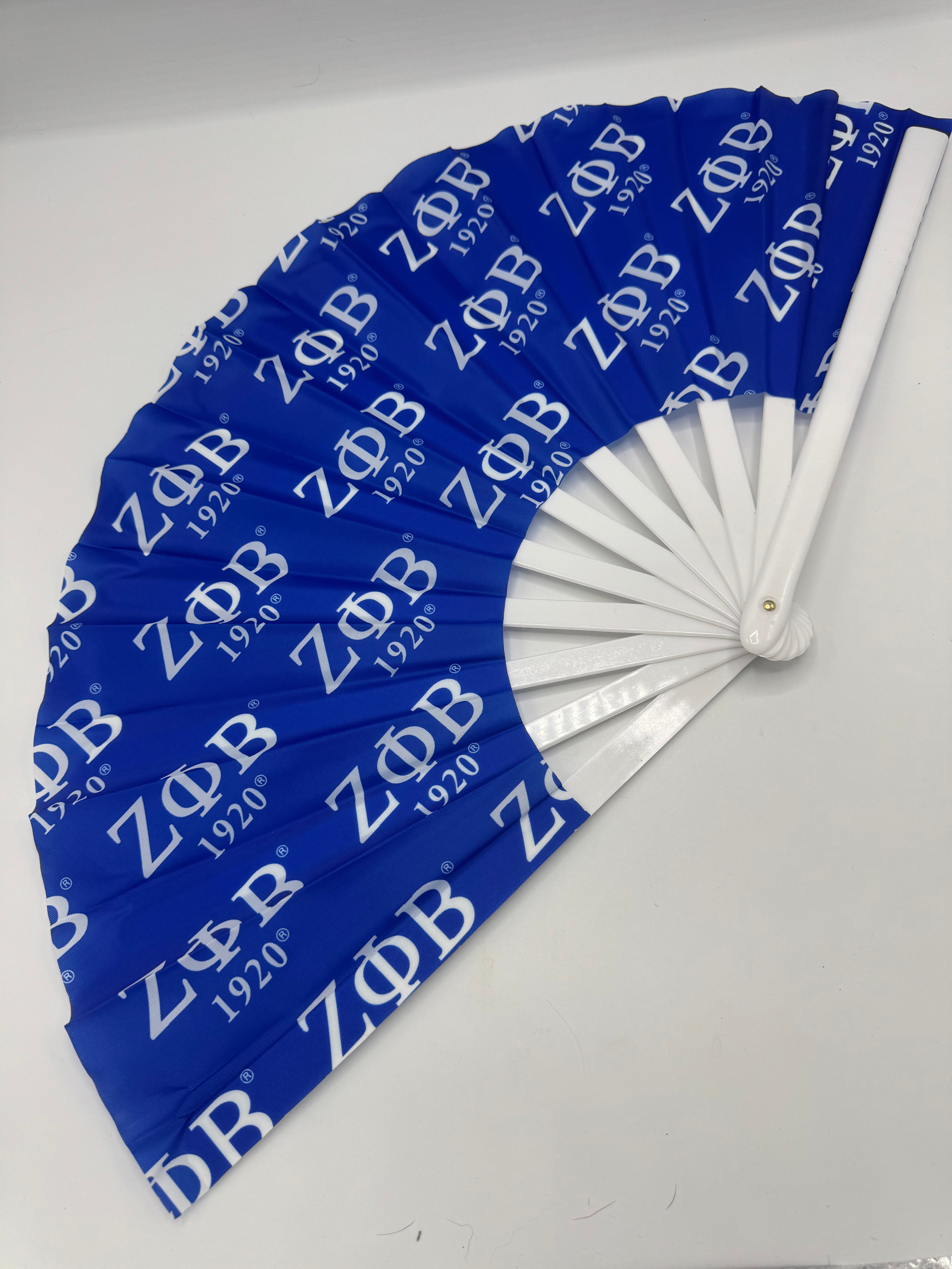 Zeta Phi Beta - Clack Hand Fan (Blue)