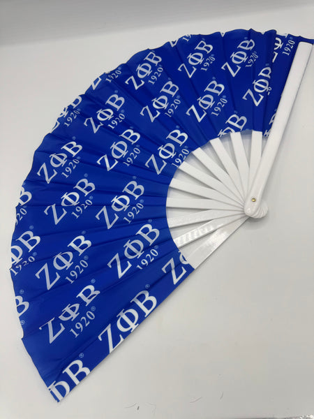 Zeta Phi Beta - Clack Hand Fan (Blue)