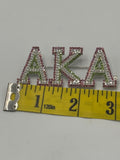 Alpha Kappa Alpha -  Bling Letters 2.75 ”Brooch