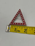 Delta Sigma Theta - Pearl Pyramid 2”Brooch (2nd Edition)