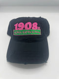 Alpha Kappa Alpha -1908 (Distressed/Dad Cap)