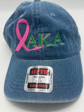 Alpha Kappa Alpha - Breast Cancer Awareness (Denim/Dad Cap)