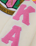 Alpha Kappa Alpha - VNeck Sweater (Ivory)
