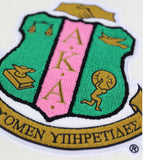 Alpha Kappa Alpha - VNeck Sweater (Ivory)