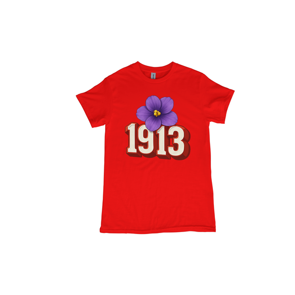 Delta Sigma Theta - 1913 African Violet (Printed Tee)