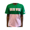 Alpha Kappa Alpha {Skee-Wee - Chenille/ Color Block ,Pink) Da Greek Spot Original Collection