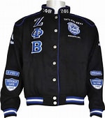 Zeta Phi Beta - Twill Racing Jacket (Black)