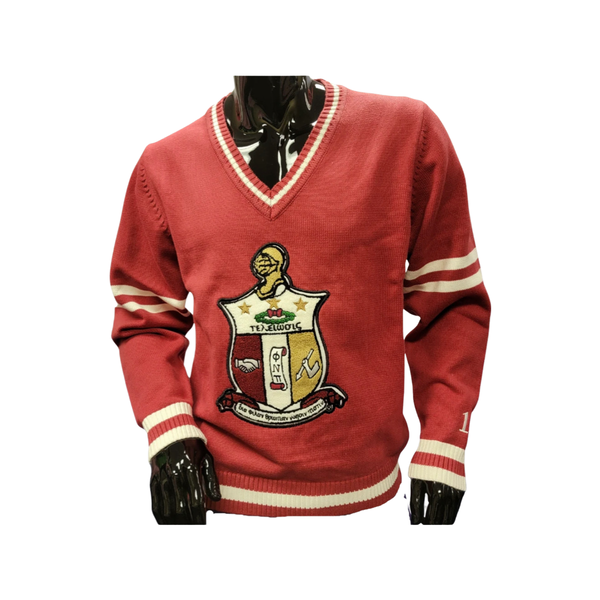 Kappa Alpha Psi - V-Neck Chenille Sweater
