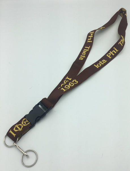 Iota Phi Theta -Woven Embroidered Lanyard