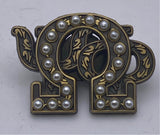 Omega Psi Phi - 1” Staked Letter Lapel Pin
