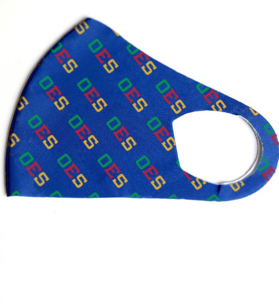Order of The Eastern Star - (Breathable) Face Mask/Blue