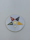 Order of The Eastern Star - Round Car Decal