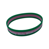 Alpha Kappa Alpha - 20 Pearls Silicone Wrist Band