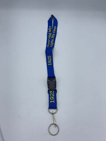Alpha Phi Omega - Woven Embroidered Lanyard