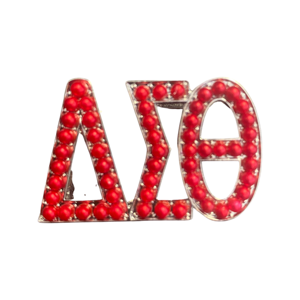 Delta Sigma Theta - 2” Letter Brooch