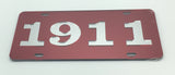 Kappa Alpha Psi - 1911 License Plate