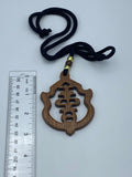 Iota Phi Theta - Wooden  Tiki Necklace