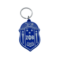 Zeta Phi Beta - Rubber Shield Keychain