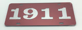 Kappa Alpha Psi - 1911 License Plate
