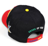 Order of The Eastern Star - Adjustable Baseball Cap (Letters/Black)