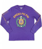 Omega Psi Phi - (Printed) Long Sleeve Tee