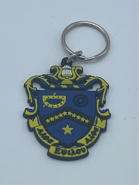 Kappa Kappa Psi - Rubber Shield Keychain