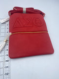 Delta Sigma Theta - Embossed Cross Body Bag (Red)