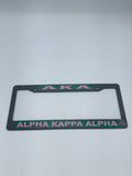Alpha Kappa Alpha - Plastic License Plate Frame