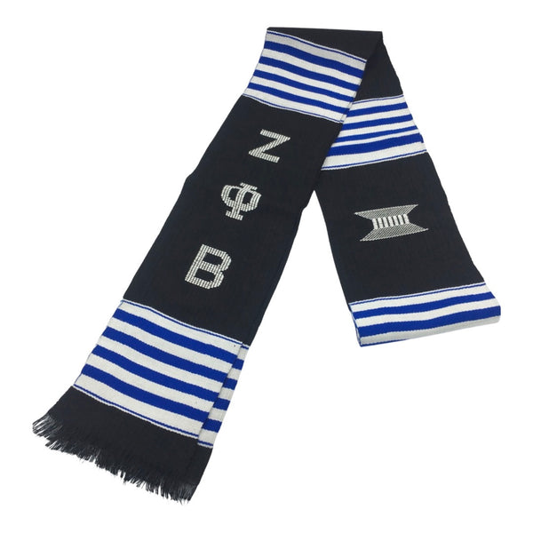 Zeta Phi Beta - Kente Stole (Black)