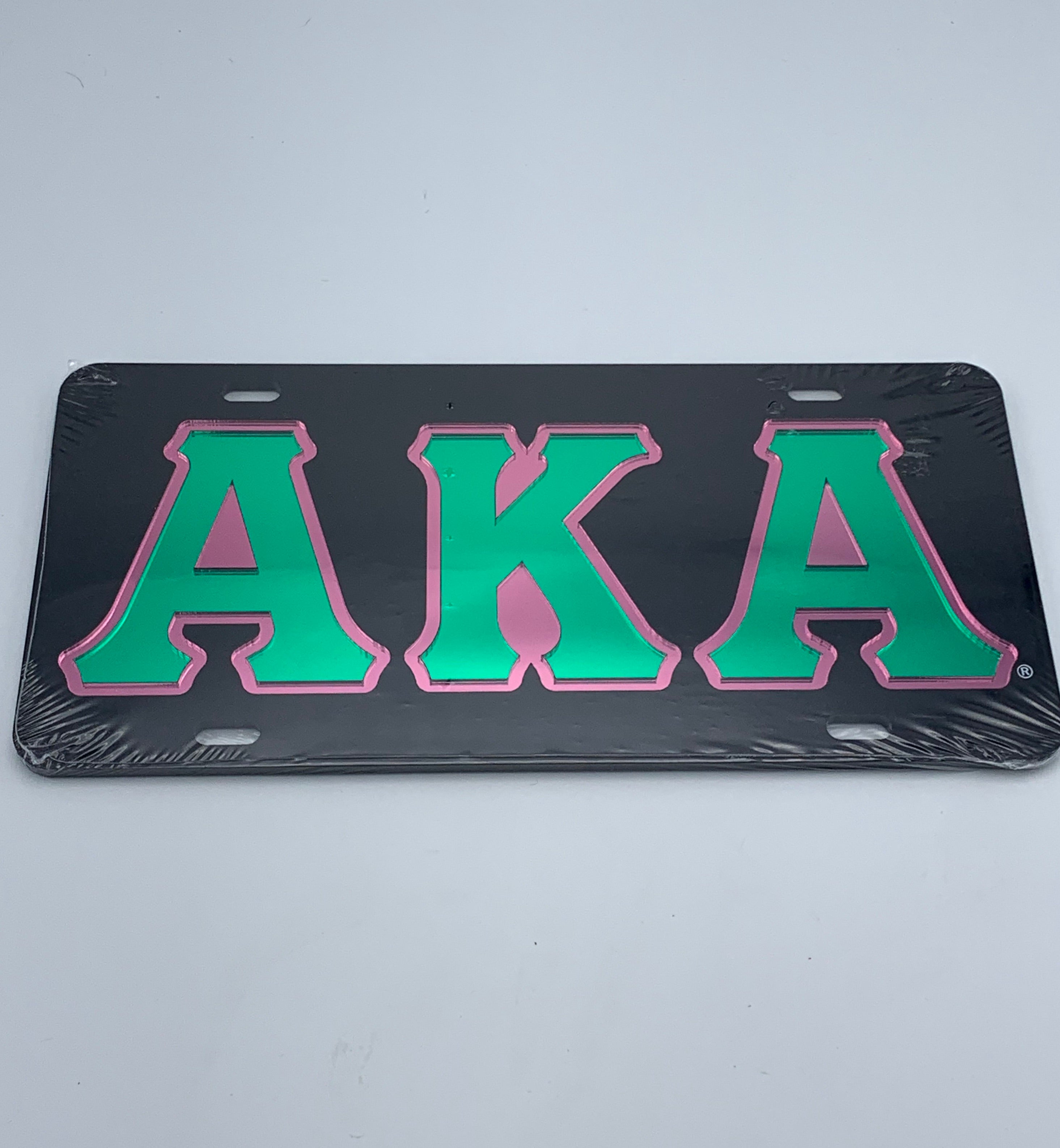 Alpha Kappa Alpha - Black Mirror License Plate