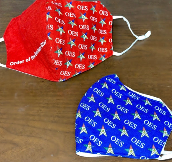 Order of The Eastern Star - Hemp Face Mask (2Pack)