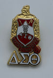 Delta Sigma Theta - Shield w/Letters Lapel Pin